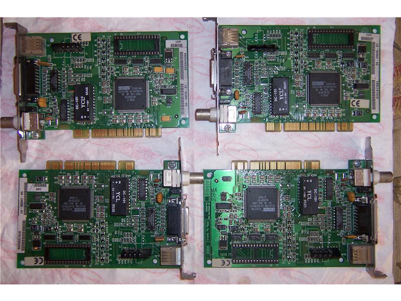 VINTAGE DİJİTAL DE450 RJ45 BNC PCI NETWORK CARD NIC A09-DE450 A 