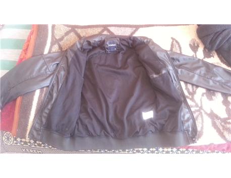 Defacto Siyah Deri Ceket -Uygun Fiyat-( Sıfır Ürün )