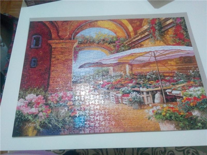 1000 parca yapilmis puzzle