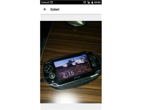 Sony ps vita oyun konsolu (cep telefonu takaslı)