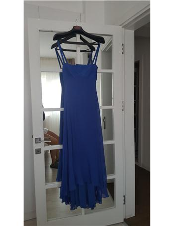 mavi abiye elbise