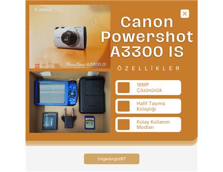 Canon Powershot A3300 IS 16MP