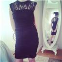 #dantel in #moda sı hiç geçmiyor çok zarif bir #elbise  siyahtan vazgeçmeyen hanımlara