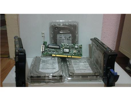 ADAPTEC SCSI CARD 29160 LP   & server hdd