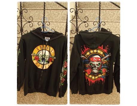 Guns N´ Roses Grup Sweat´İ Fermuarlı