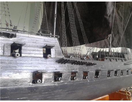 THE BLACK PEARL Karayip Korsanları Gemisi 1.7 metre, % 100 EL İŞÇİLİĞİ !!! 10000 TL