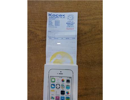 İphone 5S Gold 1600TL Sıfır Jelatinli Kutusunda