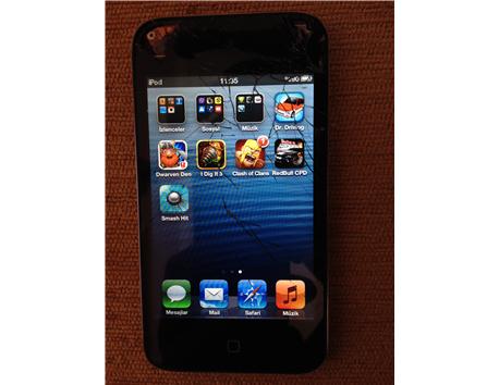 iPod Touch 4 Dokunmatik Camı Kırık 