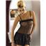 LE JARDIN Lingerie -laverna- Saten Leopar Gecelik