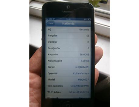 İPHONE5 16GB ANDROİD DUBAİ ÜRÜNÜ