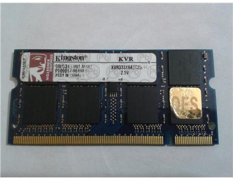 KİNGSTON 1GB LAPTOP DDR RAM KVR333X64SC25/1G