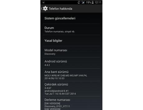 3aydir aldigim bu telefon genaral mobile discovery son surumle daha bi guzel oldu 4,4.2 kitkat guncellemsni aldi kusur yok iphoneyle tks 