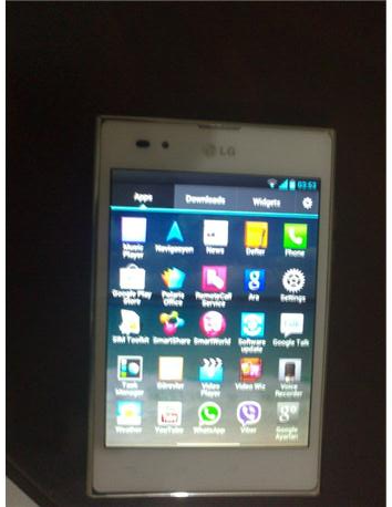 1 Sene Garantili LG Optimus P 895 Çok Temiz