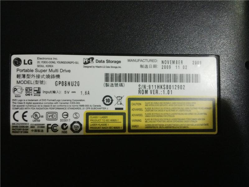 LG portable super multi drıve