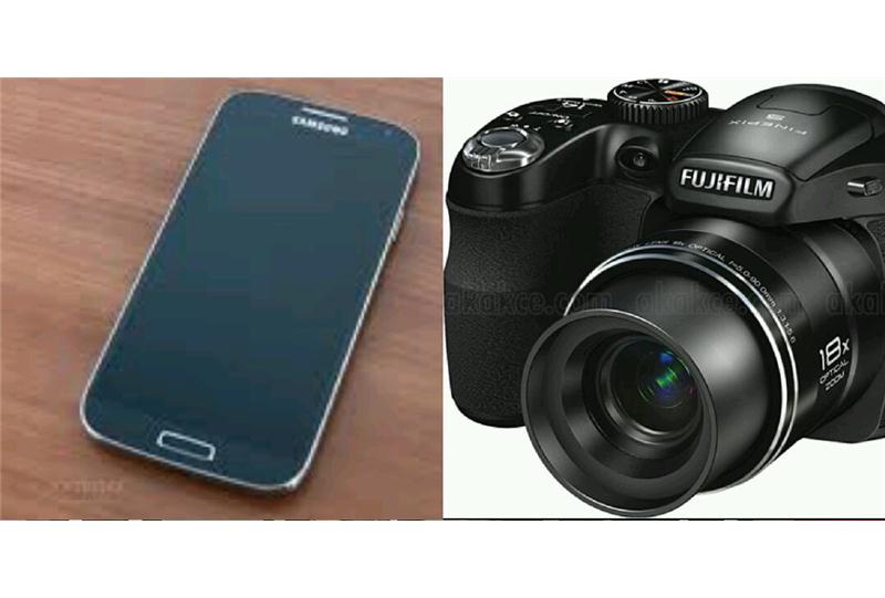 galaxy s4 ve fujifilm yari profosyonel makina 