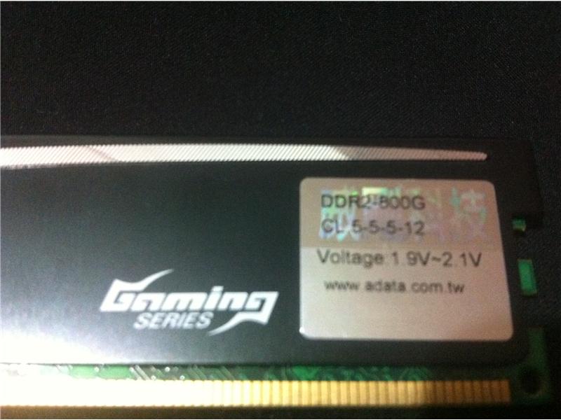 A-DATA 2 GB DDR2 800 MHz GAMING SERIES