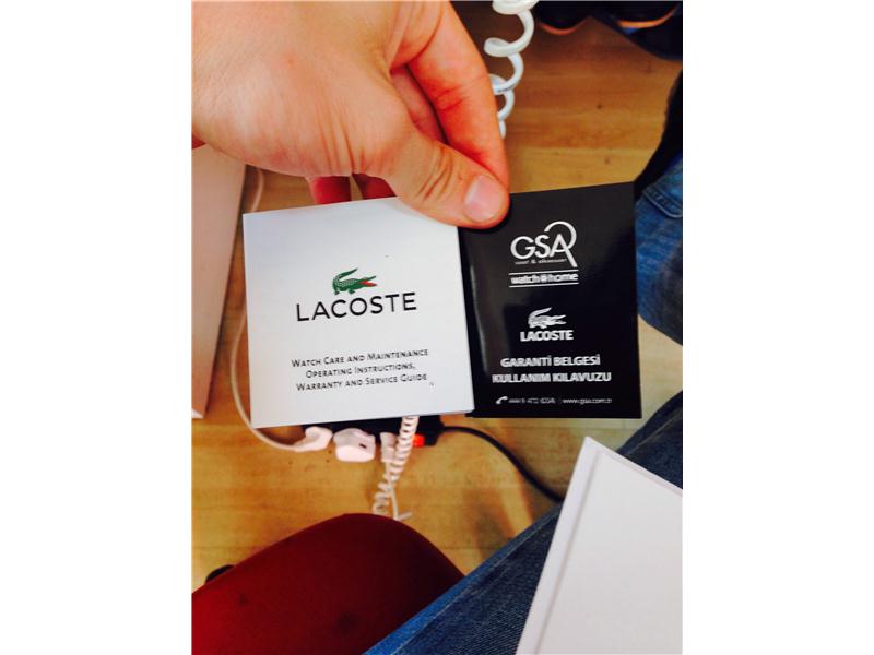 Lacoste sıfır saat