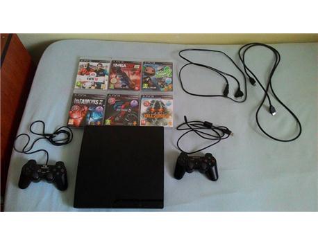 Playstation 3 320 Gb Slim + 6 Orjinal Oyun Hediyeli