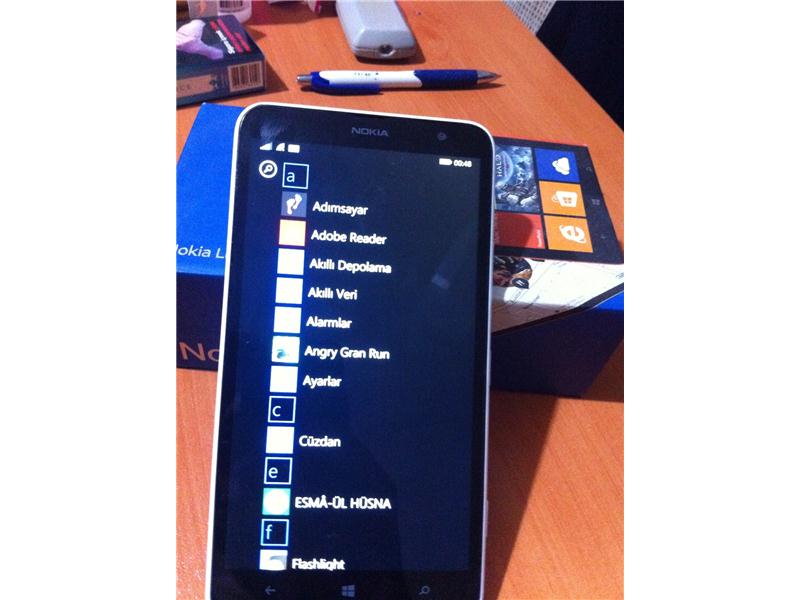 Temiz Kutusunda Garantili Lumia 1320 Takas Tekliflerine Açığım