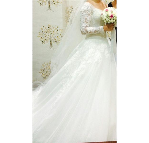 Kargo ucretsiz, Pronovias marka 5500 tl degerinde, 1 kez giyilmis, tertemiz gelinlik, 