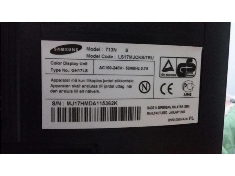 Samsung SyncMaster 713N S Monitör,Çok Temiz