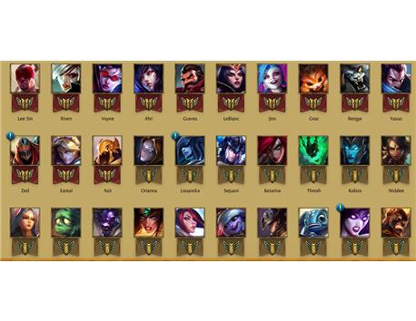 League of Legends Platin 1 Hesap Satılıktır