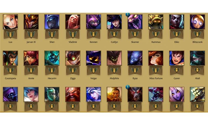 League of Legends Platin 1 Hesap Satılıktır