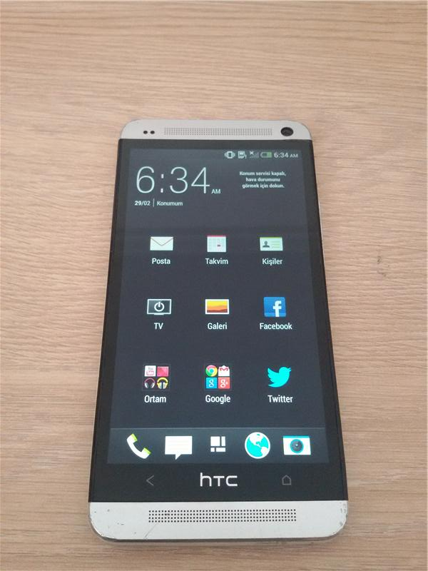 HTC M7 32GB TÜRKİYE CİHAZI. YURTİÇİ KAYITLI