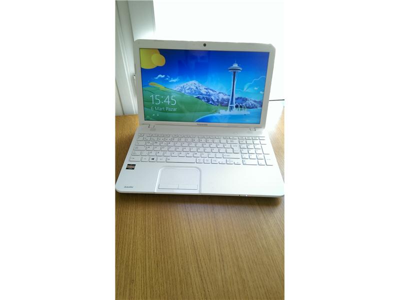 Toshiba Satellite c855d-12d   15"ekran 4gbram 500gb hdd beyaz 