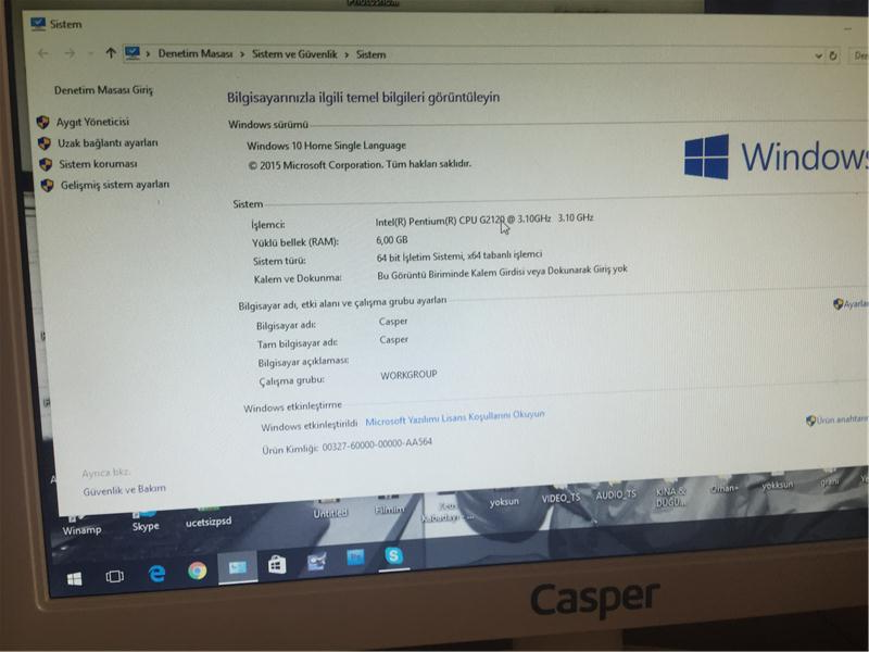 Casper masaüstü bilgisayar