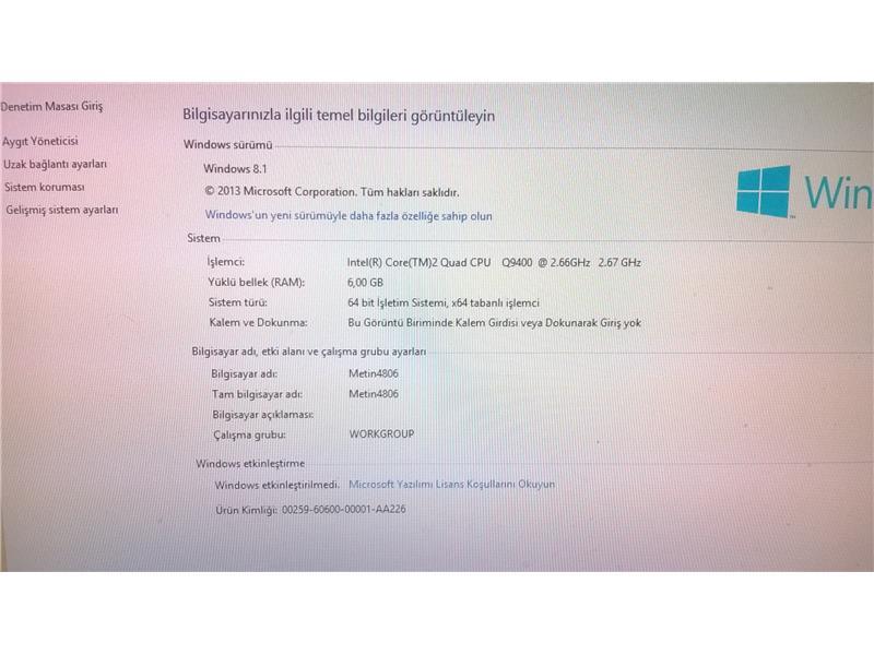 Taksa Açık İyi Bir Masa Üstü PC