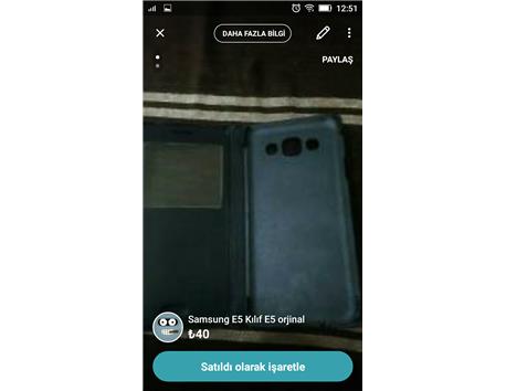 Samsung e5 kılıf