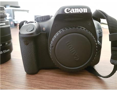 Canon 550D İki Adet Lens ve Ekstralar