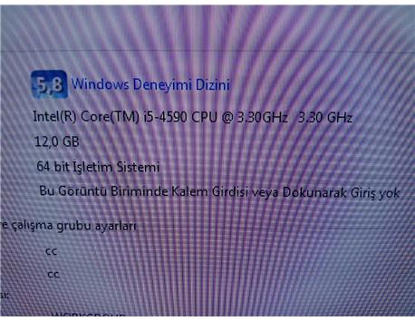 İ5 4 nesil 12 gb ram 2gb topmlamda 4 gb ekrankarti monktor klavye mavs