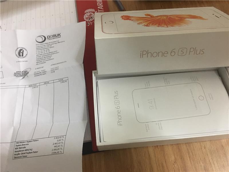 Fiyat 2.900 pazarlık var yeni telefon 3 aylık iPhone 6s Plus