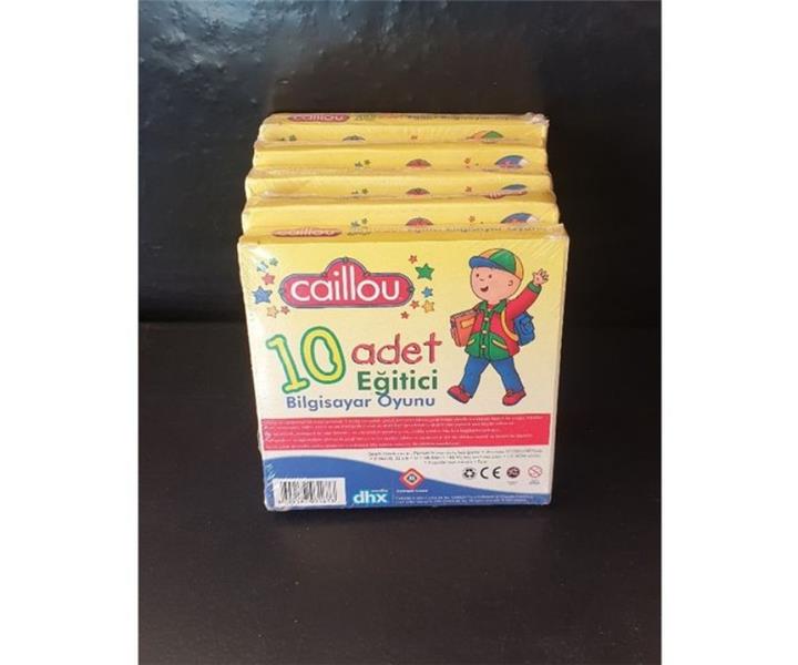 Caillou’nun Eğitici PC Oyunları 10’lu Set