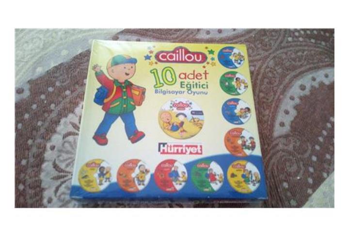 Caillou’nun Eğitici PC Oyunları 10’lu Set