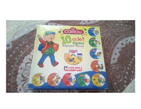 Caillou’nun Eğitici PC Oyunları 10’lu Set