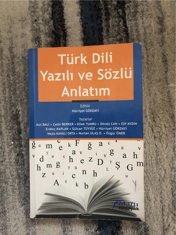 Türk dili Yazılı ve Sözlü Anlatım