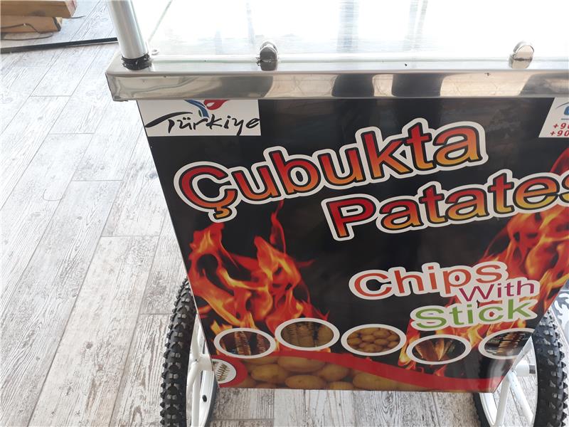 Cubukta patates makinasi  