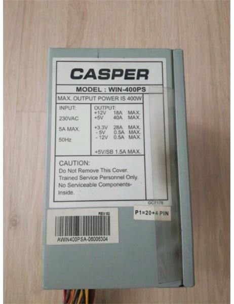 LAPTOP SOĞUTUCU İLE TAKAS Casper WIN-400PS 400W PSU GÜÇ KAYNAĞI