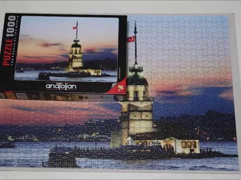 puzzle anatolian 1000lik kız kulesi