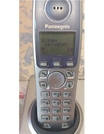 Panasonic marka kablolu telsiz telefon 