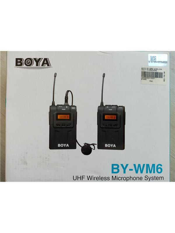 Boya BY-WM6 UHF kablosuz microfone system 