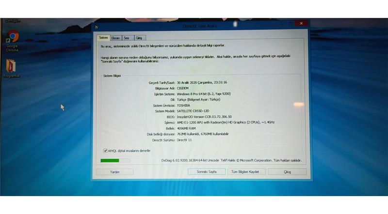 SATILIK TOSHIBA TEMİZ LAPTOP *ÇANTA HEDİYE*