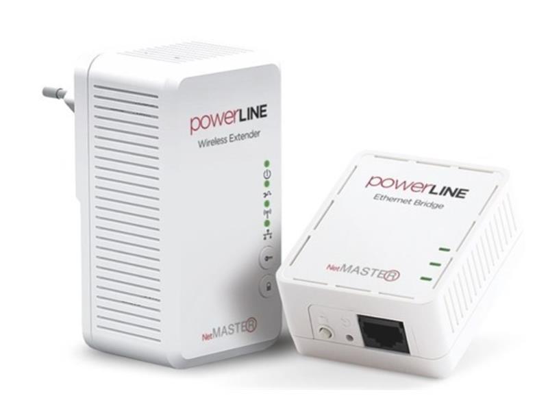 Netmaster PWE-500 Powerline Wireless Extender 