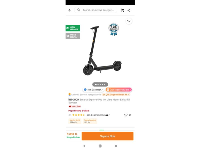 Smarty Expoler Pro Scooter 