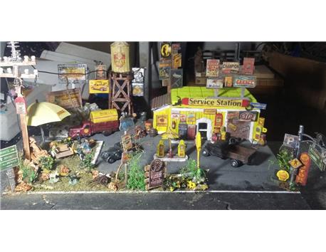 benzinlik diorama