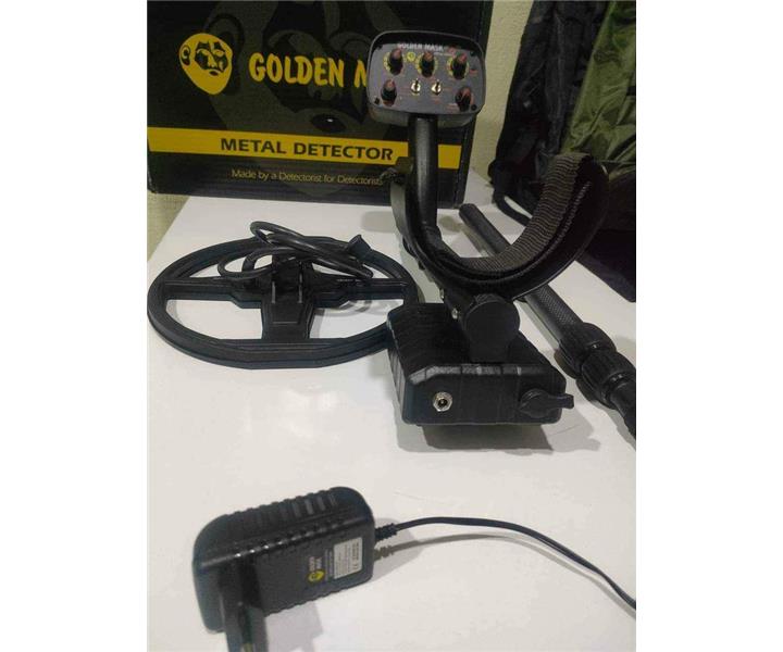 GOLDEN MASK PRO 4 18 KHZ DEDEKTÖR 23*25cm BAŞLIKLI arazi görmemiş çizik yok