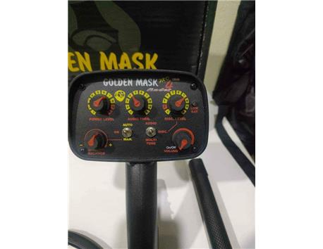 GOLDEN MASK PRO 4 18 KHZ DEDEKTÖR 23*25cm BAŞLIKLI arazi görmemiş çizik yok